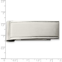 Chisel Stainless Steel Brushed and Polished Money Clip view 4