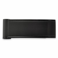 Chisel Stainless Steel Brushed and Polished Black IP-plated Money Clip view 1