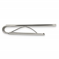 Chisel Stainless Steel Brushed and Polished Yellow IP-plated Money Clip view 2