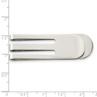 Chisel Stainless Steel Polished Money Clip view 4