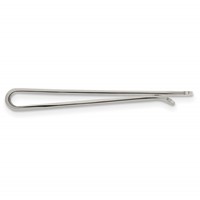 Chisel Stainless Steel Polished Tie Bar Money Clip view 2