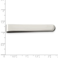 Chisel Stainless Steel Polished Tie Bar Money Clip view 4
