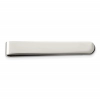Chisel Stainless Steel Polished Tie Bar Money Clip view 1