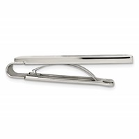 Chisel Stainless Steel Polished Black and Grey Carbon Fiber Inlay Money Clip view 2