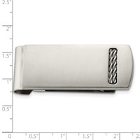 Chisel Stainless Steel Brushed Money Clip view 4