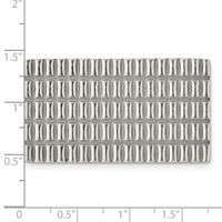 Chisel Stainless Steel Polished and Textured Money Clip view 4