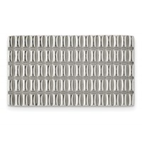 Chisel Stainless Steel Polished and Textured Money Clip view 1