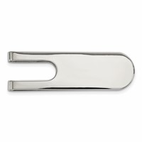 Chisel Stainless Steel Polished Money Clip view 1