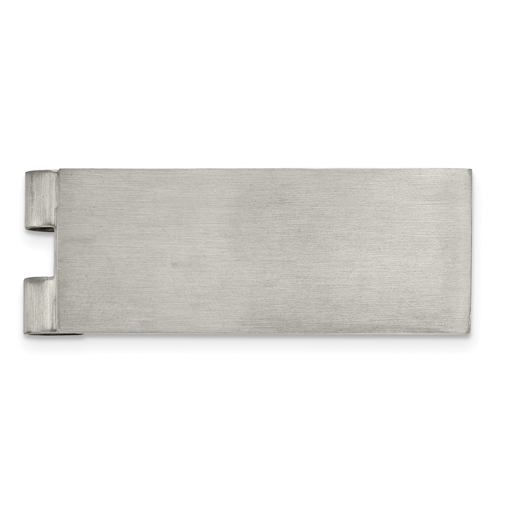 Chisel Stainless Steel Brushed Money Clip