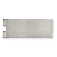 Chisel Stainless Steel Brushed Money Clip view 1