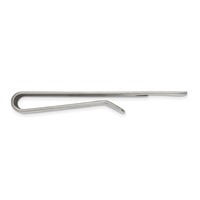 Chisel Stainless Steel Brushed Bottle Opener Money Clip view 2