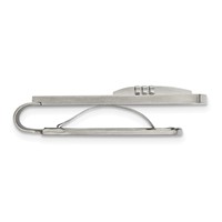 Chisel Stainless Steel Brushed and Polished Cross Money Clip view 2