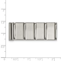 Chisel Stainless Steel Polished and Brushed Money Clip view 3