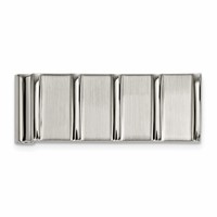 Chisel Stainless Steel Polished and Brushed Money Clip view 1