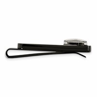 Chisel Stainless Steel Polished Black IP-plated Functional Compass Money Clip view 2