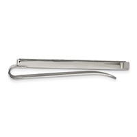 Chisel Stainless Steel Brushed and Polished Black Carbon Fiber Inlay Money Clip view 2