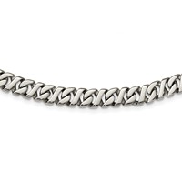 Chisel Stainless Steel Polished 24 Inch Link Necklace view 4