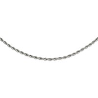 Chisel Stainless Steel Polished 7mm Rope Chain, 16" view 5