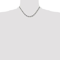 Chisel Stainless Steel Polished 7mm Rope Chain, 16" view 4