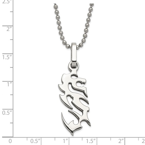 Stainless Steel Dragon Necklace