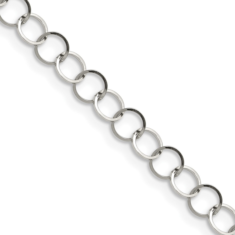 Chisel Stainless Steel Polished Fancy Link Chain - 22in