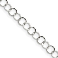 Chisel Stainless Steel Polished Fancy Link Chain - 22in view 1