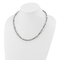 Chisel Stainless Steel Polished Necklace, 20" view 5