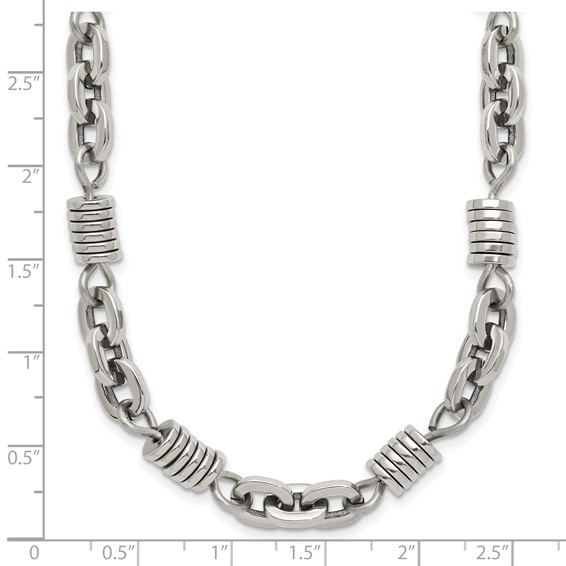 Chisel Stainless Steel Polished 20 inch Necklace