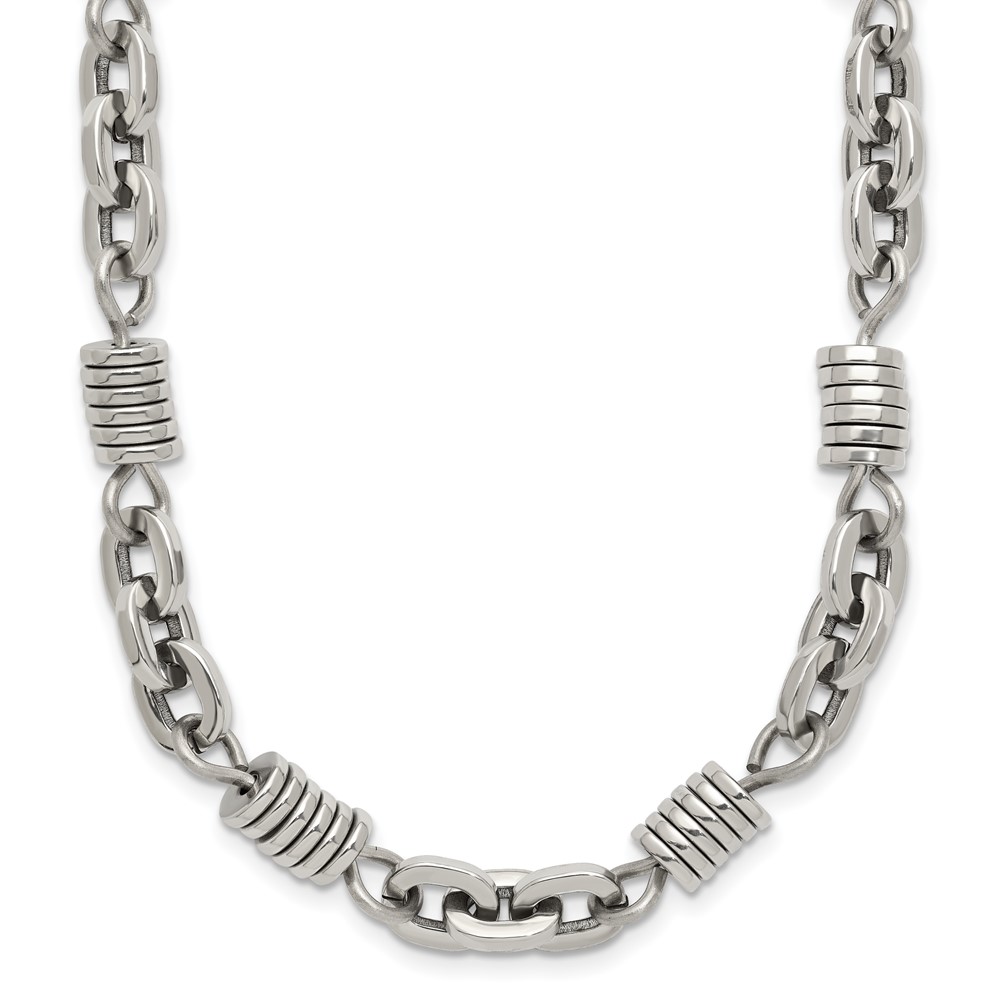 Stainless Steel Polished 20in Necklace