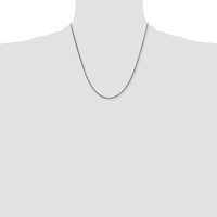 Chisel Stainless Steel Antiqued 2.25mm Box Chain, 20" view 4