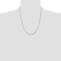 Chisel Stainless Steel Polished 2.5mm Fancy Box Chain, 22" view 4