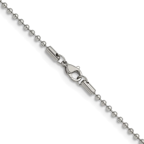 Stainless Steel 2.4 mm 24" Bead Chain