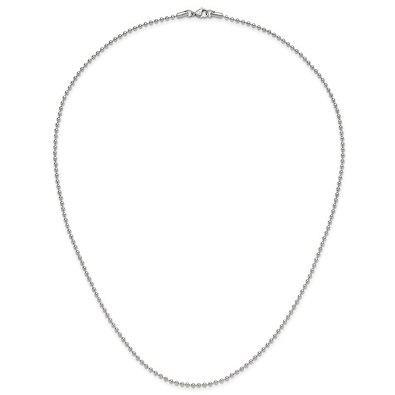 Stainless Steel 2.4 mm 24" Bead Chain