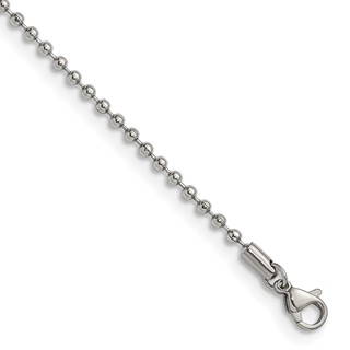 Stainless Steel 2.4 mm 24" Bead Chain