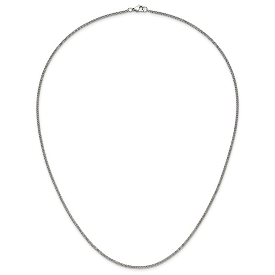 Stainless Steel 2.2 mm 24" Curb Chain