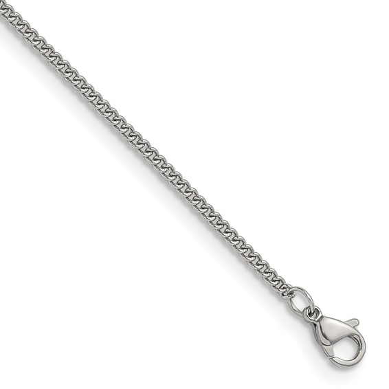 Stainless Steel 2.2 mm 24" Curb Chain