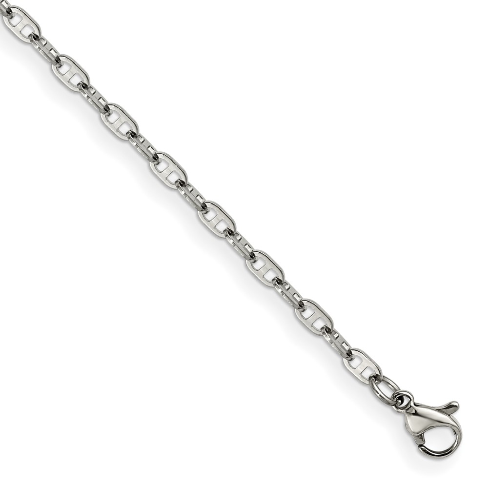 Chisel Stainless Steel Polished 2.75mm Anchor Chain, 7.5"