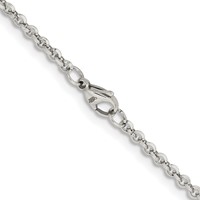 Chisel Stainless Steel Polished 3.2mm 16 Inch Rolo Chain view 3