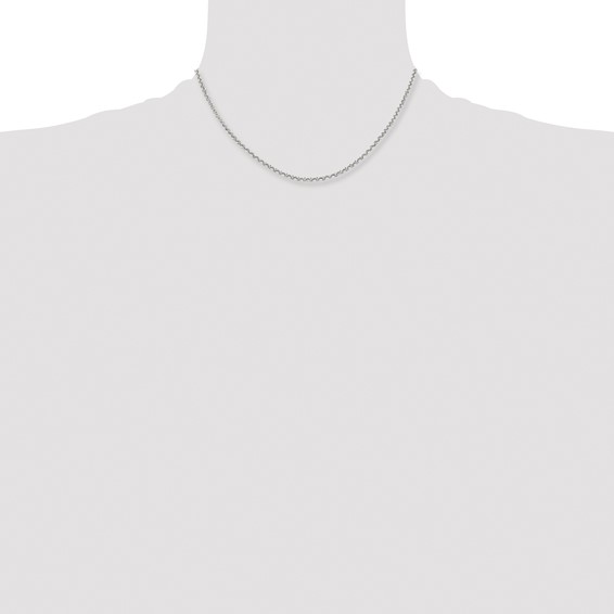 Chisel Stainless Steel Polished 3.2mm 16 inch Rolo Chain