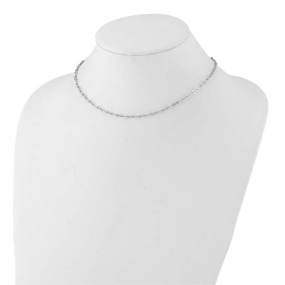 Stainless Steel Polished 3.4mm Fancy Infinity Link Chain