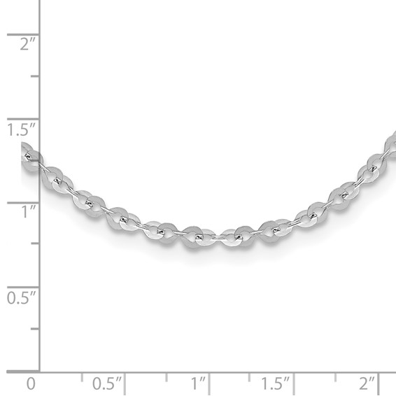 Stainless Steel Polished 3.4mm Fancy Infinity Link Chain