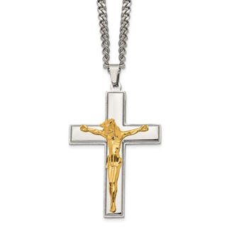 Stainless Steel Crucifix Necklace