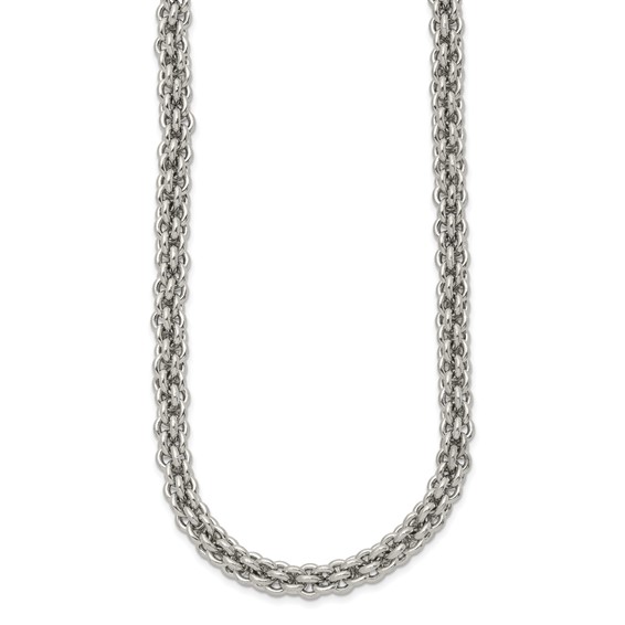 Chisel Stainless Steel Polished 24 inch Necklace