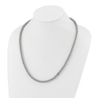 Chisel Stainless Steel Polished Necklace, 24" view 5