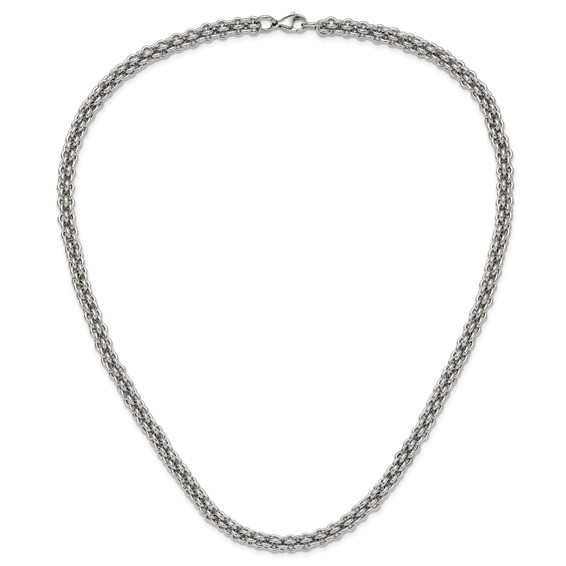 Chisel Stainless Steel Polished 24 inch Necklace
