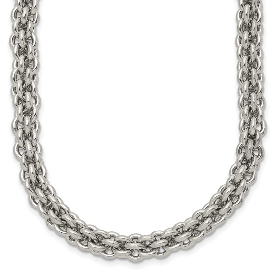 Chisel Stainless Steel Polished 24 inch Necklace