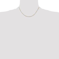 Chisel Two-tone Brass 1.00mm Snake Chain, 16" view 4