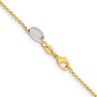 Chisel Gold-tone Brass 1.50mm Plated Ball Chain, 16" view 3