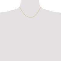 Chisel Gold-tone Brass 1.50mm Plated Ball Chain, 16" view 4