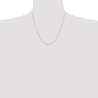 Chisel Gold-tone Brass 2.00mm Plated Ball Chain, 20" view 4